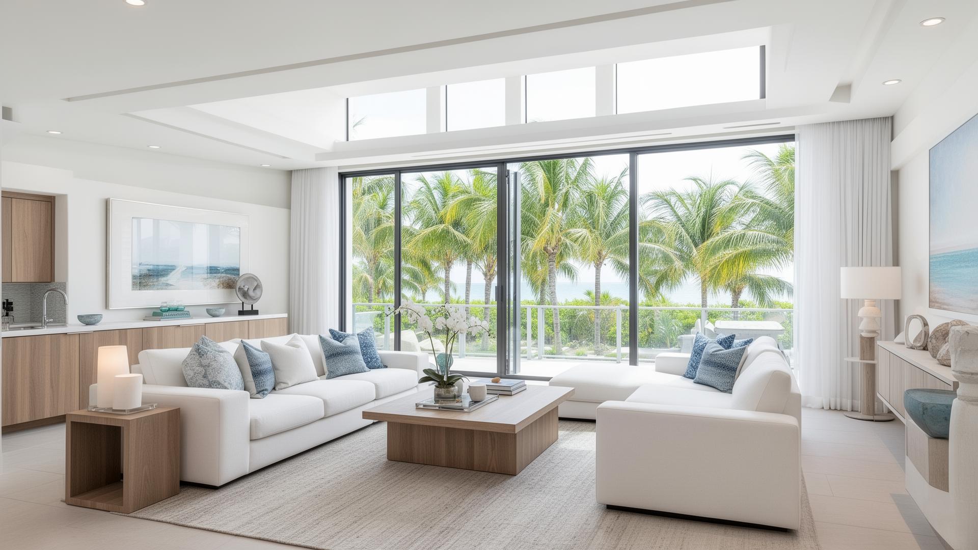 Bright Florida condo interior